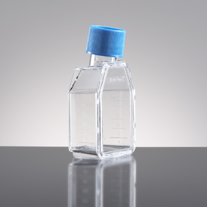 细胞培养瓶 TC表面处理 12.5CM2 25ML 透气盖 斜颈 10个/包, 100/箱