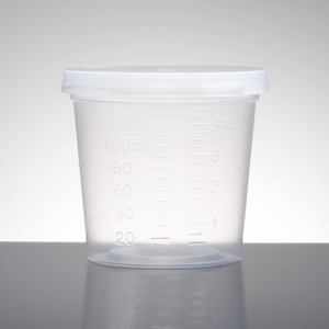 无菌容器 110ML 4.5OZ 聚丙烯 带盖 1个/包 100个/箱,  (取精杯) CONTAINER 110ML 4.5OZ PP W/PETG LID