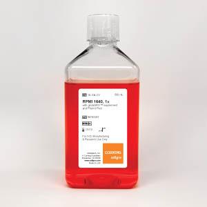 500 mL RPMI 1640, 1x with glutagro supplement and Phenol Red