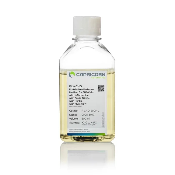 FlowCHO, Protein-free Perfusion Medium for CHO Cells, 中国仓鼠卵巢细胞培养基适配灌流生物反应器with L-Glutamine, with Fer