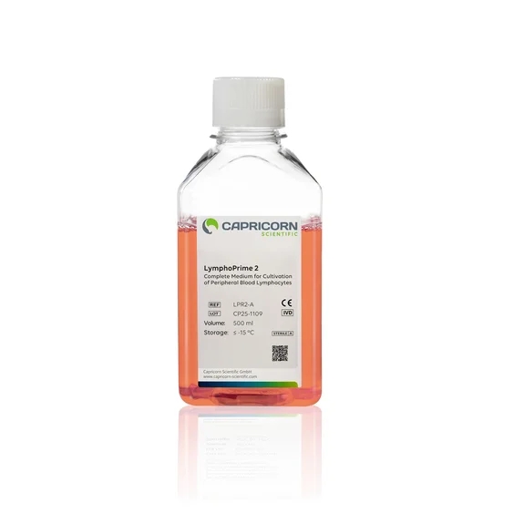 LymphoPrime 2, 外周血淋巴细胞培养基 - CE 认证（用于外周血淋巴细胞的短期培养以进行染色体评估）Complete Medium for Cultivation of Peripher