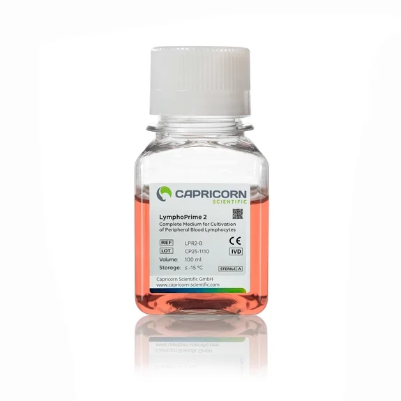 LymphoPrime 2, 外周血淋巴细胞培养基 - CE 认证（用于外周血淋巴细胞的短期培养以进行染色体评估）Complete Medium for Cultivation of Peripher